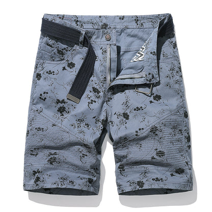 Men's Casual Floral Print Casual Jumpsuit