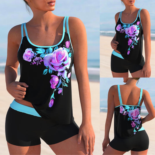 Women's Creative Multicolor Printed Swimsuit