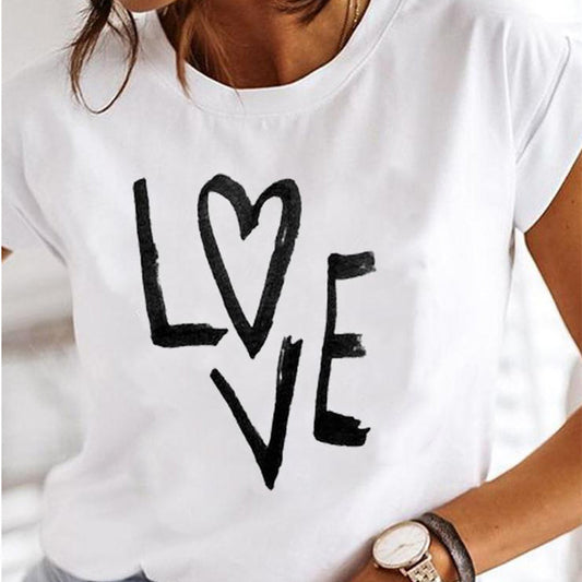 Short Sleeve Casual Printed T-shirt