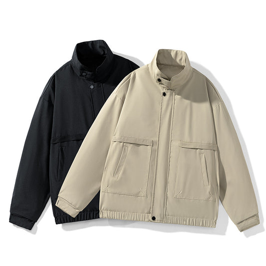 Men's Thin Windproof Youth Solid Color Jacket