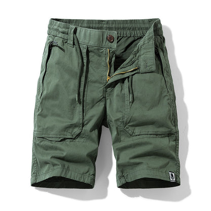 Workwear With Pocket Shorts Men's Loose Wide Leg