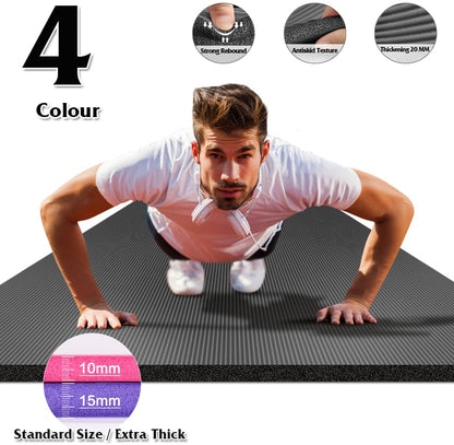 L:arge Gym Workout Yoga Mat