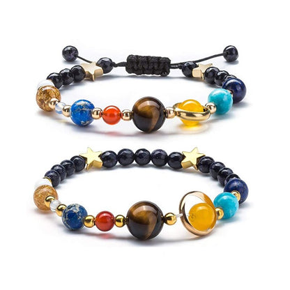 8mm Lava Rock 7 Chakras Bracelet