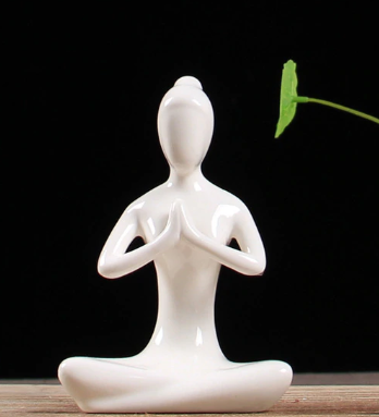 Ceramic Yoga Figurines