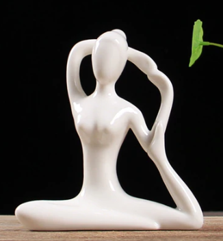 Ceramic Yoga Figurines