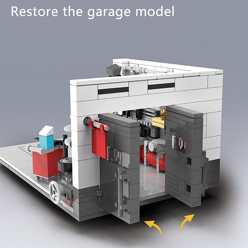 Building Block Car Garage