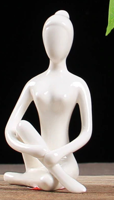 Ceramic Yoga Figurines