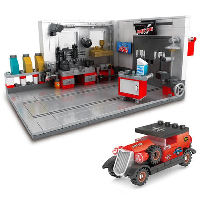 Building Block Car Garage