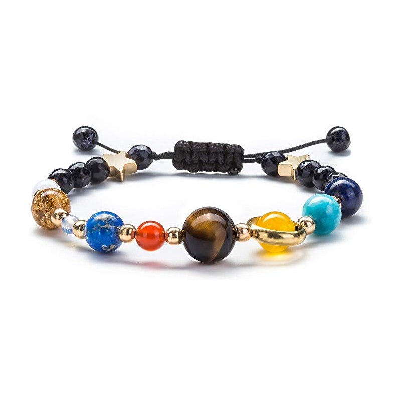 8mm Lava Rock 7 Chakras Bracelet