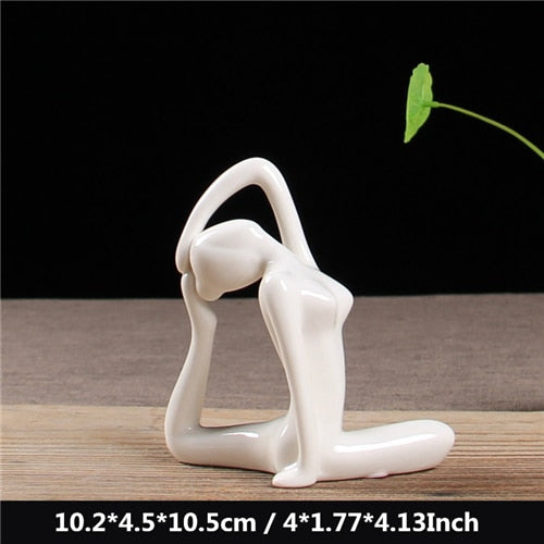 Ceramic Yoga Figurines