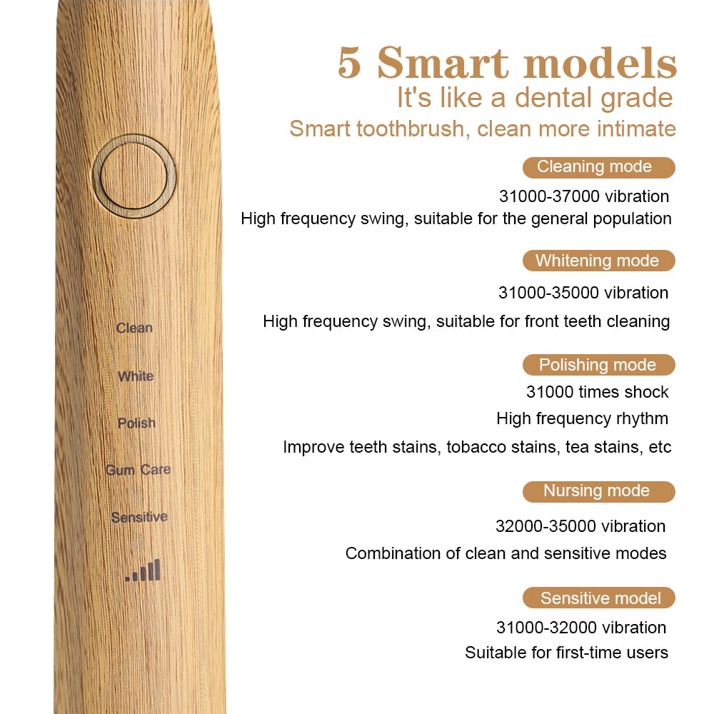 Bamboo Electric Toothbrush