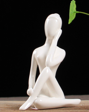 Ceramic Yoga Figurines