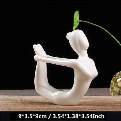 Ceramic Yoga Figurines