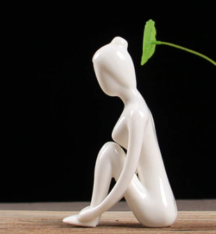 Ceramic Yoga Figurines