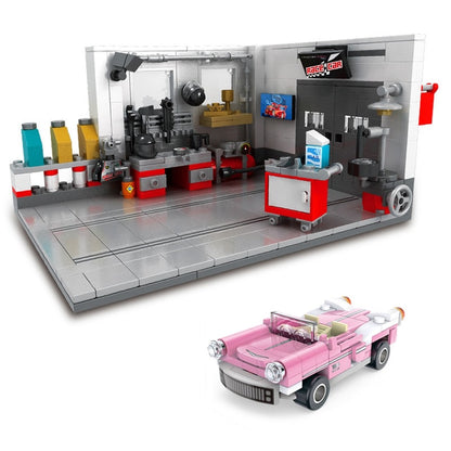 Building Block Car Garage