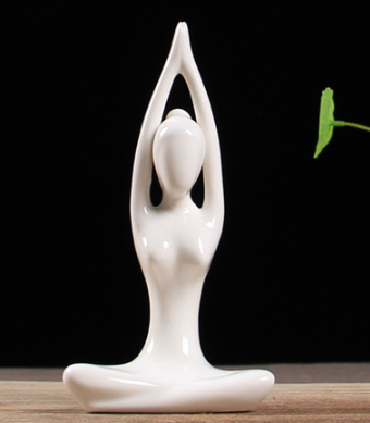 Ceramic Yoga Figurines