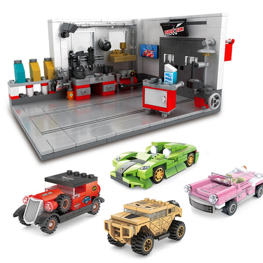 Building Block Car Garage