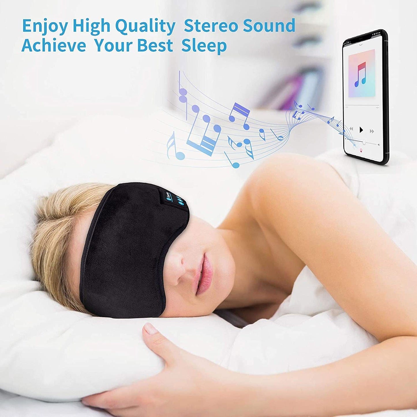 Bluetooth Headphones  Eye Mask