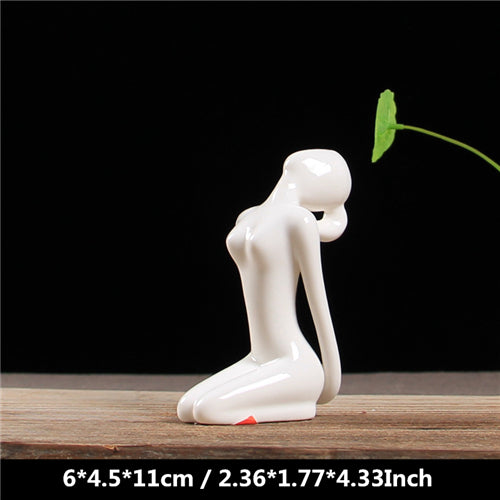 Ceramic Yoga Figurines