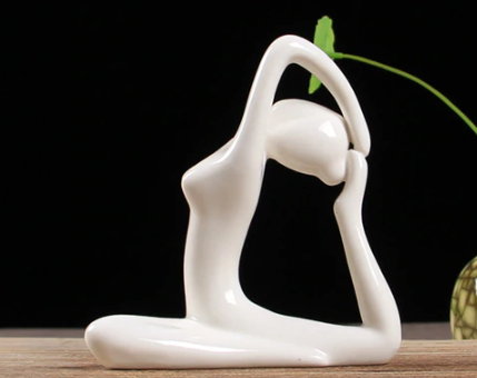 Ceramic Yoga Figurines