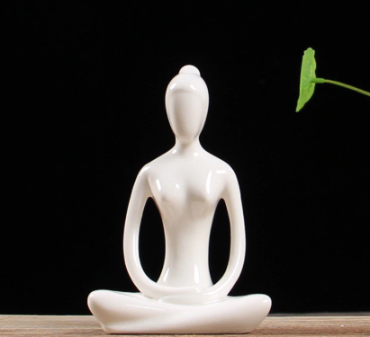 Ceramic Yoga Figurines